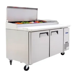 Mesas refrigeradas con Compartimentos Para Ingredientes